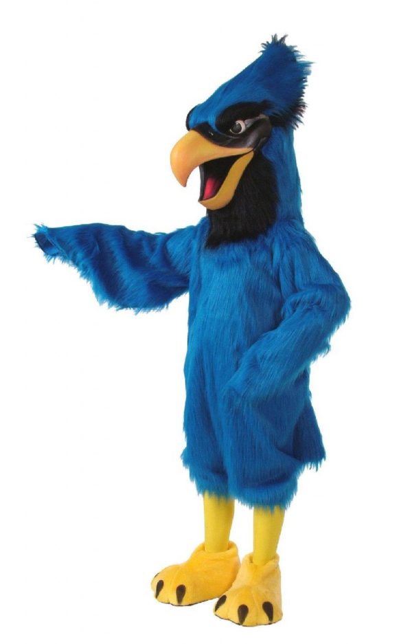 Fantasia Pássaro Azul Mascote