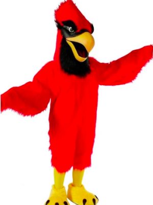 Fantasia Pássaro Vermelho Mascote Fantasia Pássaro Vermelho Mascote