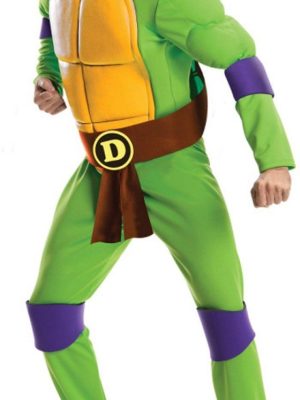 Fantasia Tartarugas Ninja Adulto Luxo Donatelo com Músculos