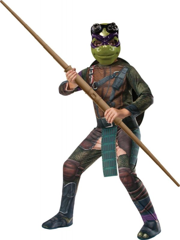 Fantasia Tartarugas Ninja Luxo Donatelo com Músculos Adulto Fantasia Tartarugas Ninja Luxo Donatelo com Músculos Adulto