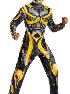 Fantasia Transformers 4 A Era da Extinção Bumblebee Luxo Adulto