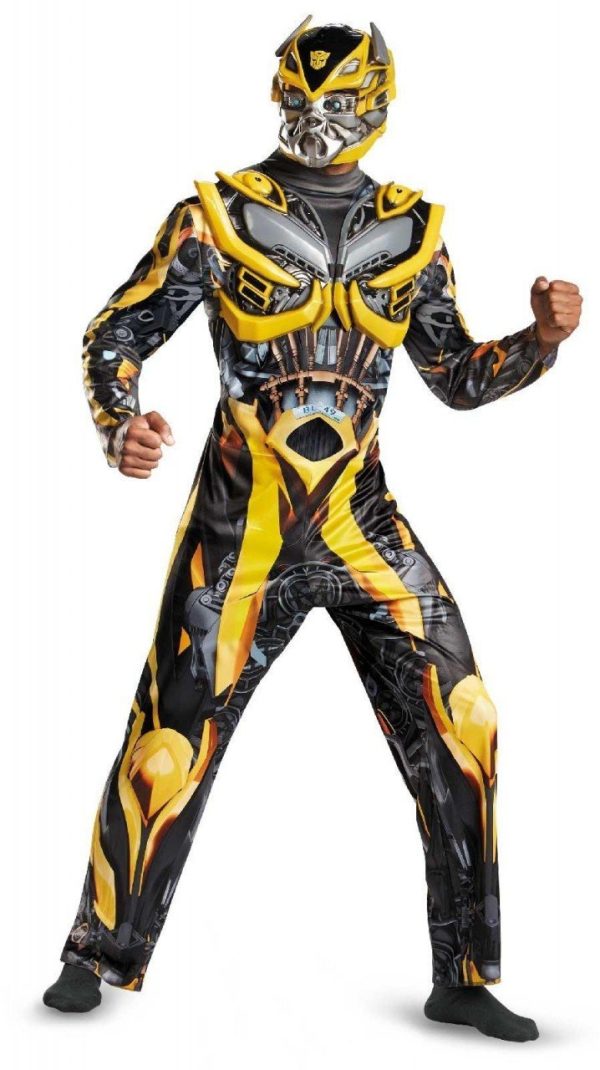 Fantasia Transformers 4 A Era da Extinção Bumblebee Luxo Adulto
