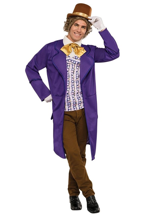Fantasia Willy Wonka Adulto Luxo Fantasia Willy Wonka Adulto Luxo