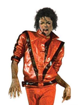 Jaqueta Michael Jackson Triller Elite Adulto
