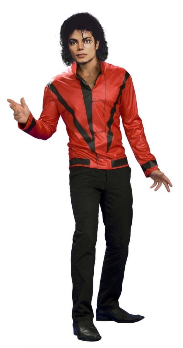 Jaqueta Michael Jackson Triller Luxo Adulto Jaqueta Michael Jackson Triller Luxo Adulto