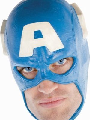 Máscara Adulto Capacete Capitão América Os vingadores Luxo