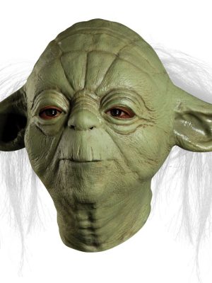 Máscara Adulto Yoda Star Wars Luxo Máscara Adulto Yoda Star Wars Luxo