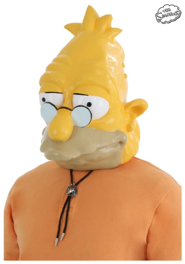 Máscara Avô Abraham Abe Os Simpsons Adulto Máscara Avô Abraham Abe Os Simpsons Adulto