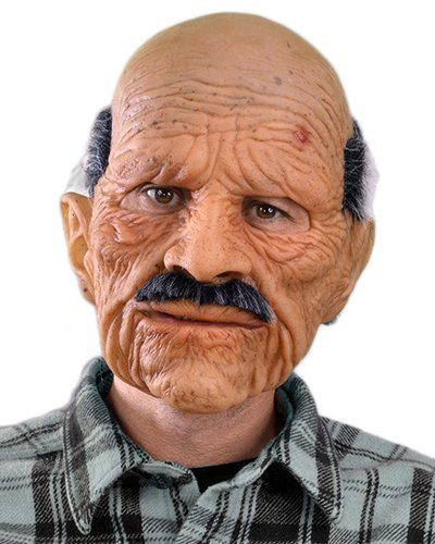 Máscara de Homem de Idade Velho Vovô Máscara de Homem de Idade Velho Vovô