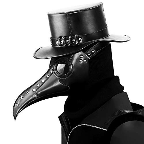 Máscara Doutor da Peste Negra Steampunk Adulto Luxo Máscara Doutor da Peste Negra Steampunk Adulto Luxo