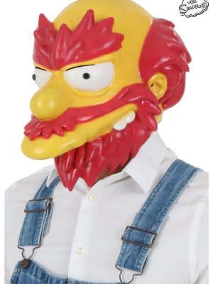 Máscara Groundskeeper Willie Os Simpsons Adulto Máscara Groundskeeper Willie Os Simpsons Adulto