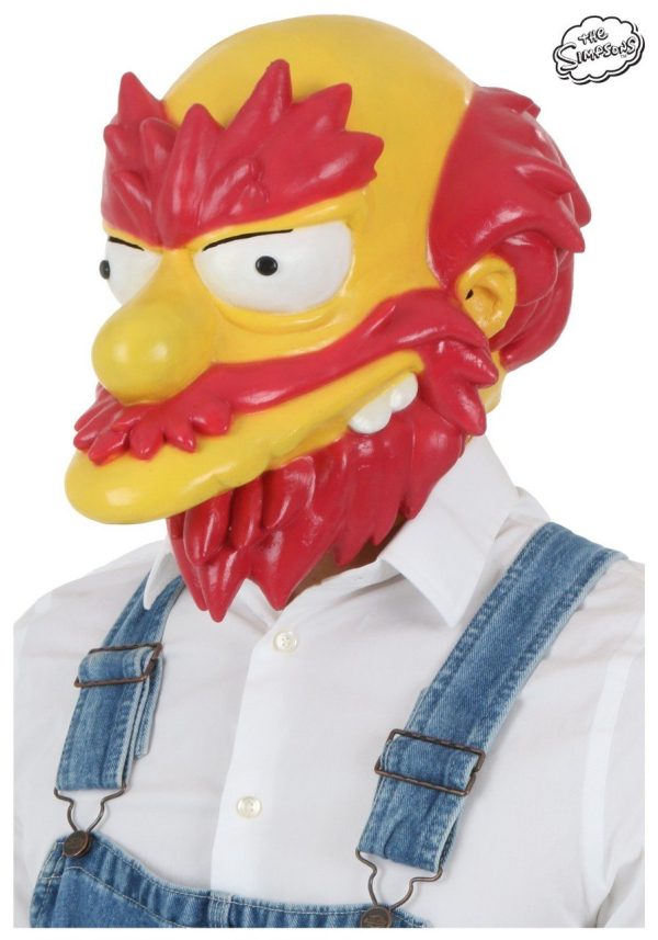 Máscara Groundskeeper Willie Os Simpsons Adulto