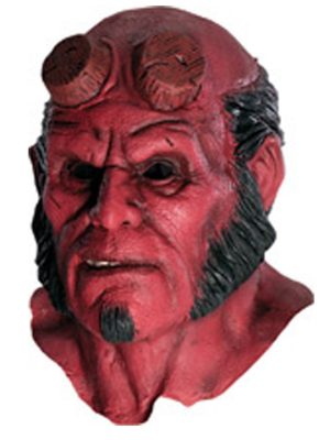 Máscara Hellboy Luxo Máscara Hellboy Luxo