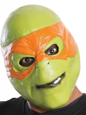 Máscara Tartaruga Ninja Michelangelo Clássica Máscara Tartaruga Ninja Michelangelo Clássica