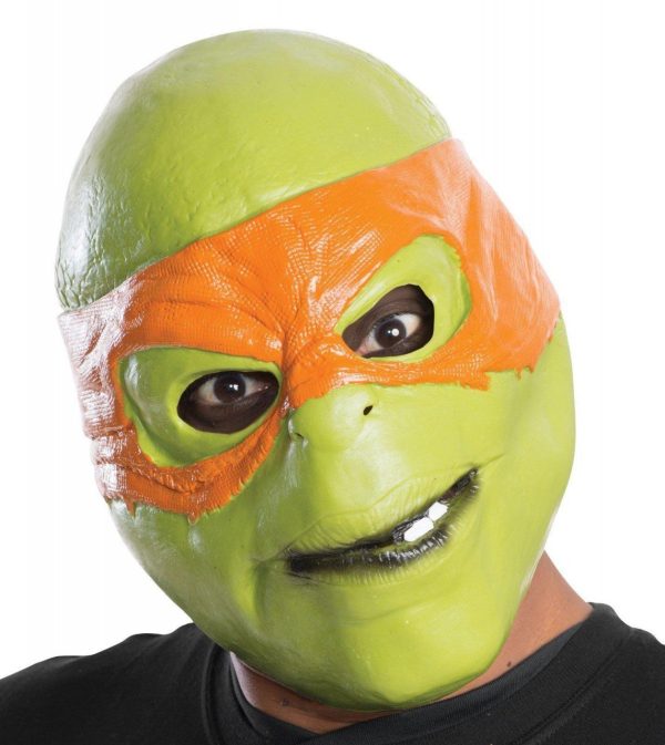 Máscara Tartaruga Ninja Michelangelo Clássica