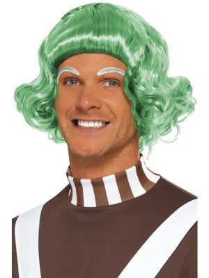 Peruca Anões Oompa Loopas Fabrica de Chocolate Adulto Peruca Anões Oompa Loopas Fabrica de Chocolate Adulto