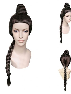 Peruca Princesa Leia Escrava Star Wars Adulto Feminino