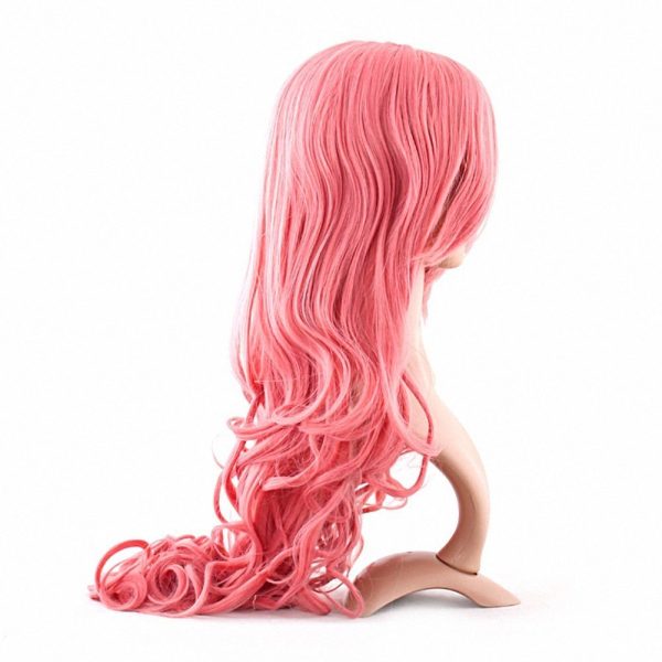 Peruca Rosa Ondulada Vocaloid Megurine Luka Peruca Rosa Ondulada Vocaloid Megurine Luka