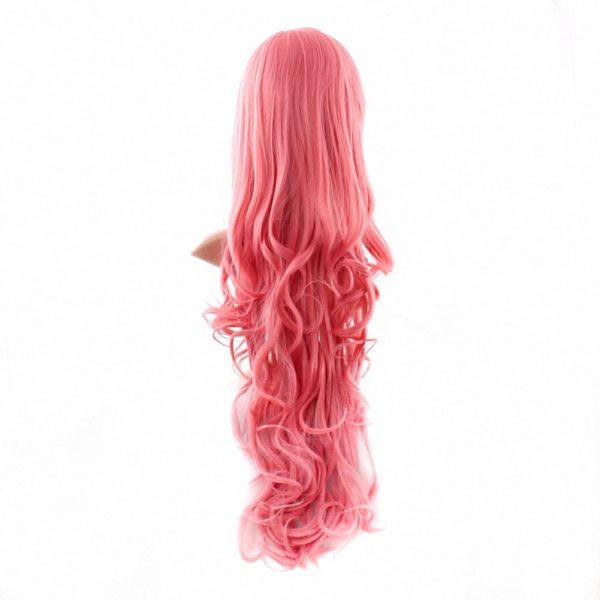 Peruca Rosa Ondulada Vocaloid Megurine Luka Peruca Rosa Ondulada Vocaloid Megurine Luka