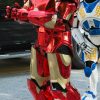 Robô Fantasia Homem de Ferro Cromado Adulto