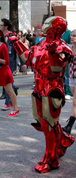 Robô Fantasia Homem de Ferro Cromado Adulto Robô Fantasia Homem de Ferro Cromado Adulto
