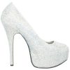 Sapato Adulto Meia Pata Branco Super Luxo