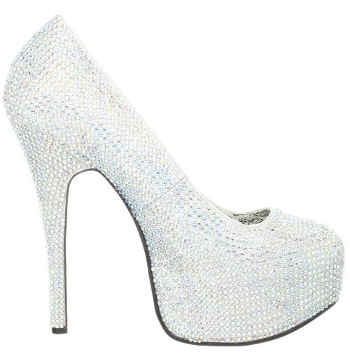 Sapato Adulto Meia Pata Branco Super Luxo Sapato Adulto Meia Pata Branco Super Luxo