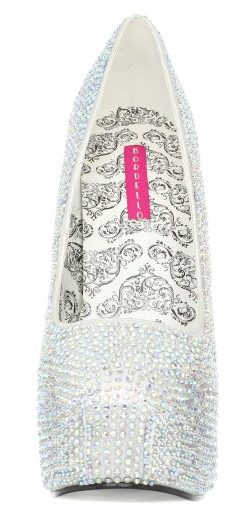 Sapato Adulto Meia Pata Branco Super Luxo Sapato Adulto Meia Pata Branco Super Luxo