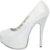 Sapato Adulto Meia Pata Branco Super Luxo