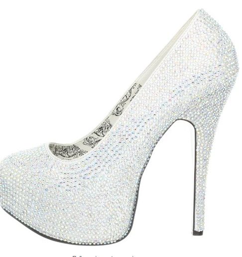 Sapato Adulto Meia Pata Branco Super Luxo Sapato Adulto Meia Pata Branco Super Luxo