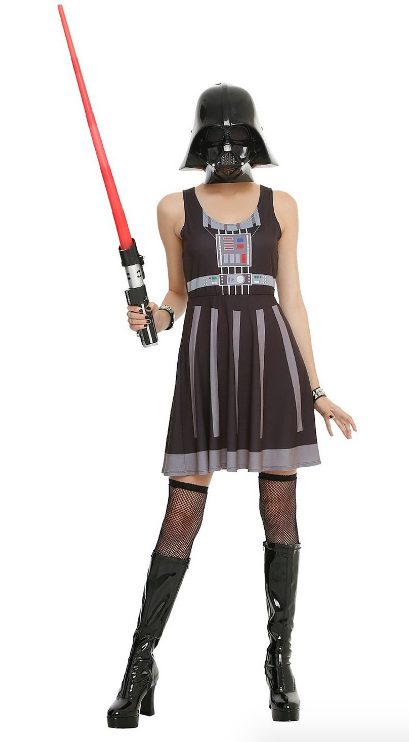 Vestido Fantasia Darth Vader Star Wars Luxo Vestido Fantasia Darth Vader Star Wars Luxo