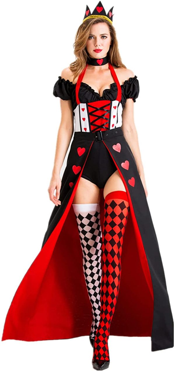 Fantasia Rainha de Copas Adulto Luxo Nova Fantasia Rainha de Copas Adulto Luxo Nova