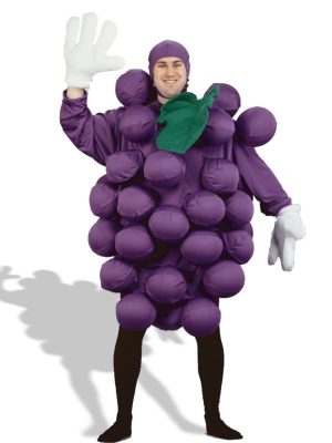 Fantasia Adulto Fruta Uva