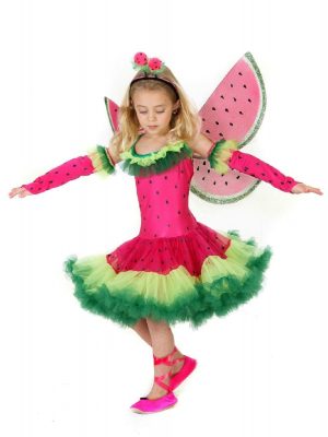 Fantasia Melancia Fada Infantil