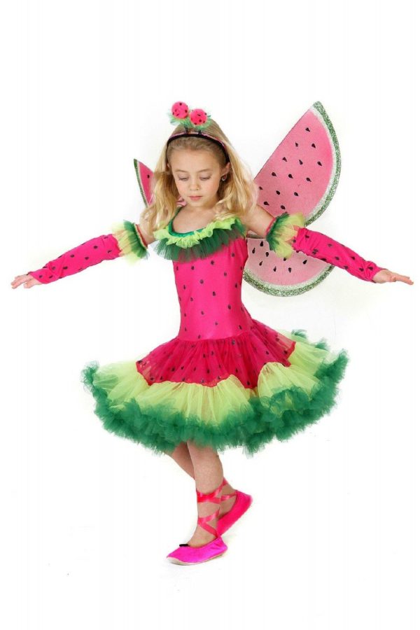 Fantasia Melancia Fada Infantil Fantasia Melancia Fada Infantil