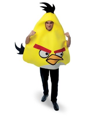 Fantasia Angry Bird Amarelo Adulto Fantasia Angry Bird Amarelo Adulto