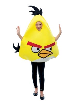 Fantasia Angry Bird Amarelo Infantil Fantasia Angry Bird Amarelo Infantil