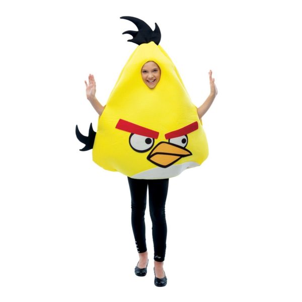 Fantasia Angry Bird Amarelo Infantil Fantasia Angry Bird Amarelo Infantil