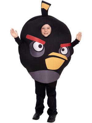 Fantasia Angry Bird Preto Infantil Fantasia Angry Bird Preto Infantil
