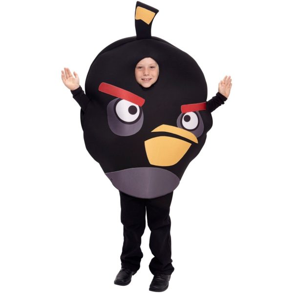 Fantasia Angry Bird Preto Infantil Fantasia Angry Bird Preto Infantil