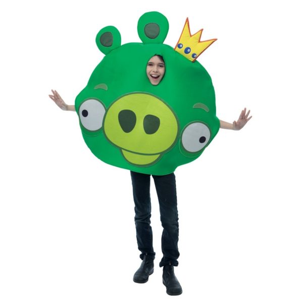 Fantasia Angry Bird Rovio Porco Verde Infantil Fantasia Angry Bird Rovio Porco Verde Infantil