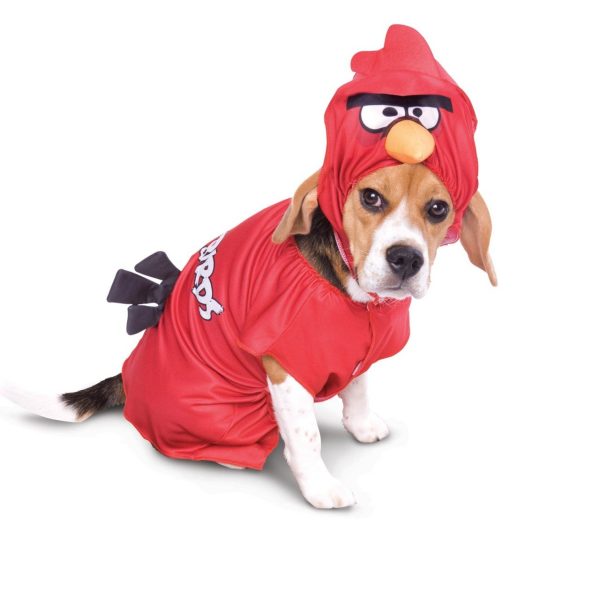 Fantasia para Cachorro Angry Birds Pássaro Vermelho Fantasia para Cachorro Angry Birds Pássaro Vermelho