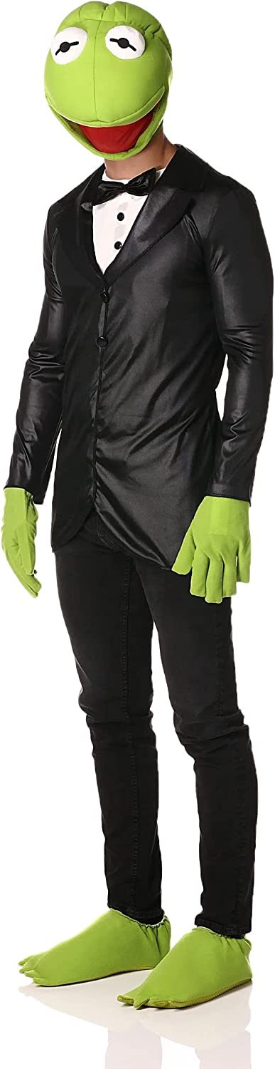 Fantasia Adulto Sapo Muppets Vila Sésamo Caco Kermitt Fantasia Adulto Sapo Muppets Vila Sésamo Caco Kermitt