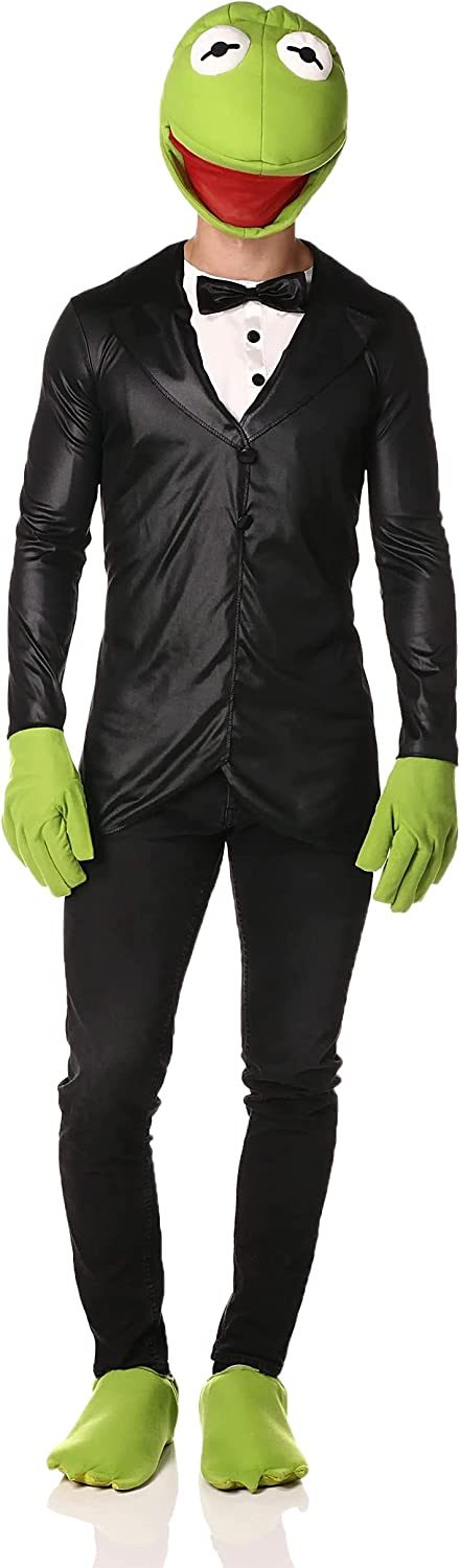 Fantasia Adulto Sapo Muppets Vila Sésamo Caco Kermitt Fantasia Adulto Sapo Muppets Vila Sésamo Caco Kermitt