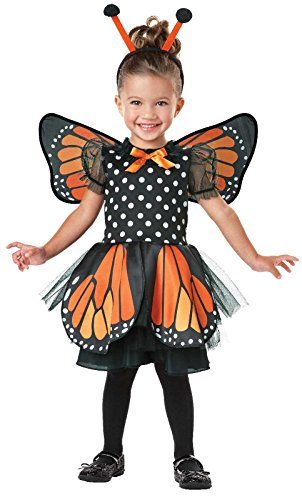 Fantasia Borboleta Laranja Infantil Fantasia Borboleta Laranja Infantil Luxo
