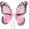 Fantasia Borboleta Rosa Infantil Luxo