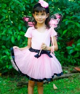 Fantasia Borboleta Rosa Infantil Luxo Fantasia Borboleta Rosa Infantil Luxo