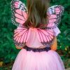 Fantasia Borboleta Rosa Infantil Luxo