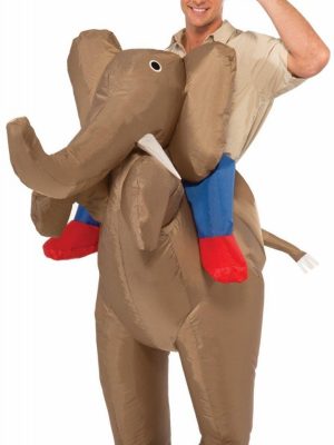 Fantasia Inflável Nas Costas do Elefante Adulto Fantasia Inflável Nas Costas do Elefante Adulto