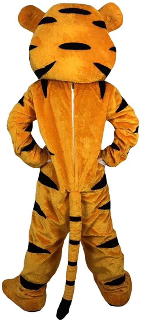 Fantasia Tigre Mascote Luxo Alegre Fantasia Tigre Mascote Luxo Alegre
